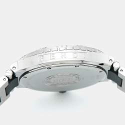 Pre Owned Fendi Silver Dial Two-tone Stainless Steel Rubber 4800G Chronograph Men's Wristwatch 43 mm