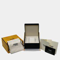 Pre Owned Fendi Momento Bugs F214611711 Quartz Stainless Steel Men's Wristwatch 40 mm