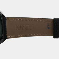 Pre Owned Fendi Momento Bugs F214611711 Quartz Stainless Steel Men's Wristwatch 40 mm