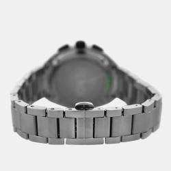 Pre Owned Fendi Momento Bugs F215013500 Quartz Stainless Steel Men's Wristwatch 40 mm