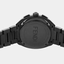 Pre Owned Fendi Momento Bugs F215716400 Quartz PVD Stainless Steel Men's Wristwatch 40 mm