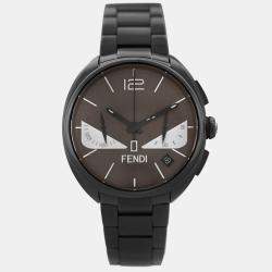 Pre Owned Fendi Momento Bugs F215716400 Quartz PVD Stainless Steel Men's Wristwatch 40 mm