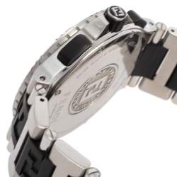 Fendi Yellow Stainless Steel 4800G Chronograph Men's Wristwatch 43 mm