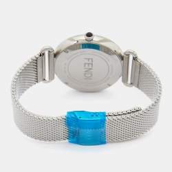 Pre Owned Fendi Black Stainless Steel FOW909 Men's Wristwatch 41 mm