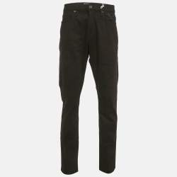Pre Owned Frame Black Denim L'Homme Slim Jeans XL Waist 37"