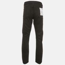 Pre Owned Frame Black Denim L'Homme Slim Jeans XL Waist 37"