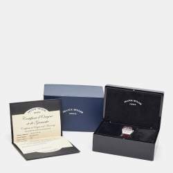 Franck Muller Burgundy Stainless Steel Rubber Alligator Leather Vanguard Yachting V 45 SC DT AC BO Men's Wristwatch 45 mm
