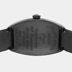 Franck Muller Black Stainless Steel Casablanca 8880 Automatic Men's Wristwatch 39 mm