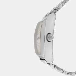 Franck Muller White Stainless Steel Conquistador 8000 Automatic Men's Wristwatch 35 mm