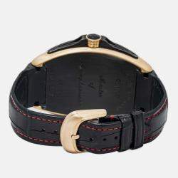 Franck Muller Grand Prix 9900 SC GP Automatic Black 18K Rose Gold Titanium Men's Wristwatch 49mm