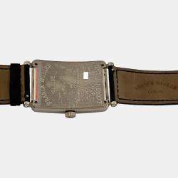 Pre Owned Franck Muller Long Island 1000 SC Automatic Orange 18k White Gold Men's Wristwatch 45 mm