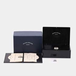 Pre Owned Franck Muller Salmon Stainless Steel Vanguard Slim Vintage V 41 S S6 AT FO Automatic Watch 40MM