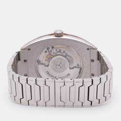 Pre Owned Franck Muller Salmon Stainless Steel Vanguard Slim Vintage V 41 S S6 AT FO Automatic Watch 40MM