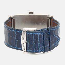 Pre Owned Franck Muller Long Island 10002QZ Quartz Black Stainless Steel men's Wristwatch 30mm