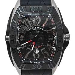 Franck Muller Black Titanium Grand Prix 9900 SC GP Automatic Men's Wristwatch 43 mm