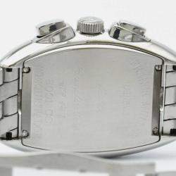 Pre Owned Franck Muller Black Stainless Steel Conquistador 8001CC Automatic Men's Wristwatch 35 mm