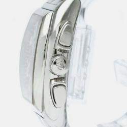 Pre Owned Franck Muller Black Stainless Steel Conquistador 8001CC Automatic Men's Wristwatch 35 mm