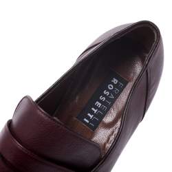 Fratelli Rossetti Brown Leather Penny Loafers Size 43