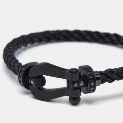 Fred Force 10 Black Diamonds Titanium Steel Bracelet 17