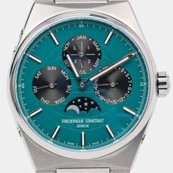 Frederique Constant Turquoise Titanium Highlife Year of the 50th Limited Edition FC-775LNG4NH1B Men's Wristwatch 41 mm