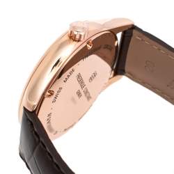 Pre Owned  ساعة يد رجالية فريدريك كونستانت كلاسيكس FC-303MLG5B4 أوتوماتيك ستانلس ستيل مطلي ذهب وجلد وردية 40 مم 