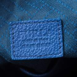 حقيبة ظهر فورلا جلد رصاصية/ زرقاء