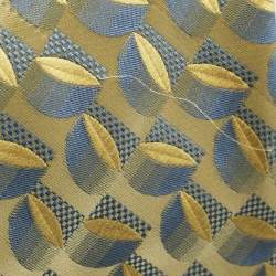 Gianfranco Ferre Yellow Patterned Silk Traditional Tie 