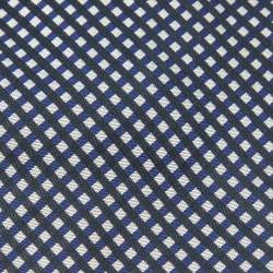 Pre Owned Gianfranco Ferre Grey/Blue Checkered Silk Tie