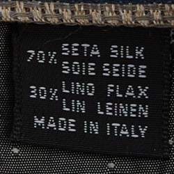 Gianfranco Ferre Beige Striped Linen Silk Tie