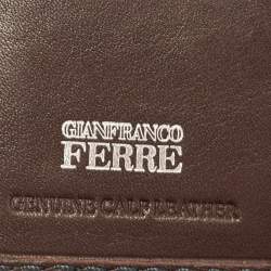 Gianfranco Ferre Brown Leather Bifold Wallet