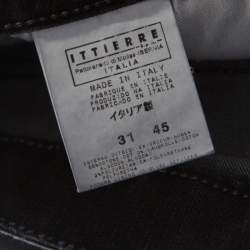 Pre Owned Gianfranco Ferre Black Denim Straight Fit Jeans XL 