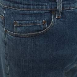 Pre Owned Gianfranco Ferre Blue Denim Straight Leg Jeans L
