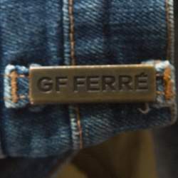 Pre Owned Gianfranco Ferre Blue Denim Straight Leg Jeans L