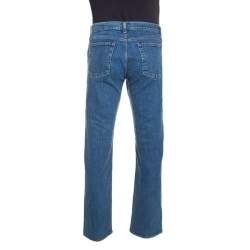 Pre Owned Gianfranco Ferre Blue Denim Straight Leg Jeans L