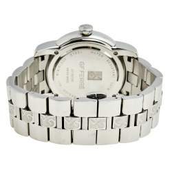 Pre Owned GF Ferre Brown Stainless Steel GF.9025B Quartz Men's Wristwatch 41 mm