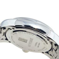 Pre Owned GF Ferre Brown Stainless Steel GF.9025B Quartz Men's Wristwatch 41 mm