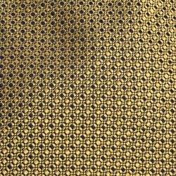 Gianni Versace Vintage Yellow Geometric Pattern Silk Jacquard Tie