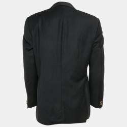 Gianni Versace Grey Wool Single Breasted Blazer S