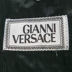 Gianni Versace Grey Wool Single Breasted Blazer S