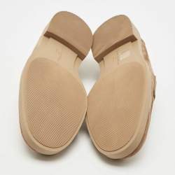 Gianvito Rossi Brown Suede Penny Slip On Loafers Size 46