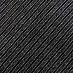 Pre Owned Giorgio Armani Grey Diagonal Striped Silk jacquard Classic Tie