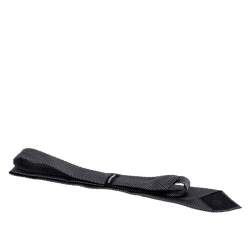 Pre Owned Giorgio Armani Grey Diagonal Striped Silk jacquard Classic Tie