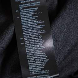 Pre Owned Giorgio Armani Black Speckled Wool & Silk Classic Trousers 4XL