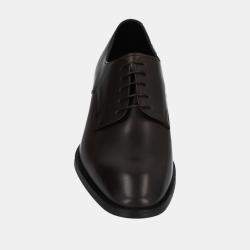 Giorgio Armani Brown Leather Lace Up Derby 41