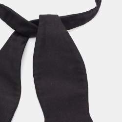 Giorgio Armani Black Open Bow Tie S