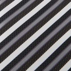 Giorgio Armani Multicolor Diagonal Striped Silk Tie 