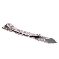 Pre Owned Giorgio Armani Vintage Blush Pink Floral Printed Silk Traditional Tie