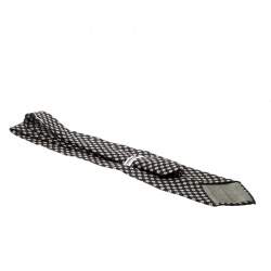 Giorgio Armani Brown Dotted Silk Traditional Tie