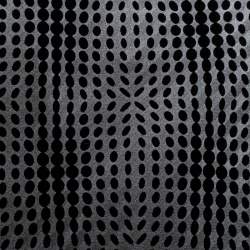 Giorgio Armani Grey and Black Abstract Print Traditional Silk Tie