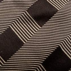 Giorgio Armani Brown Patterned Silk Jacquard Traditional Tie
